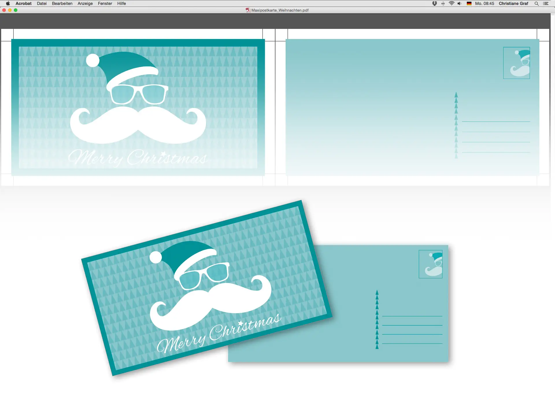 Maxikarte gestalten Endergebnis Maxikarte gestalten Endergebnis