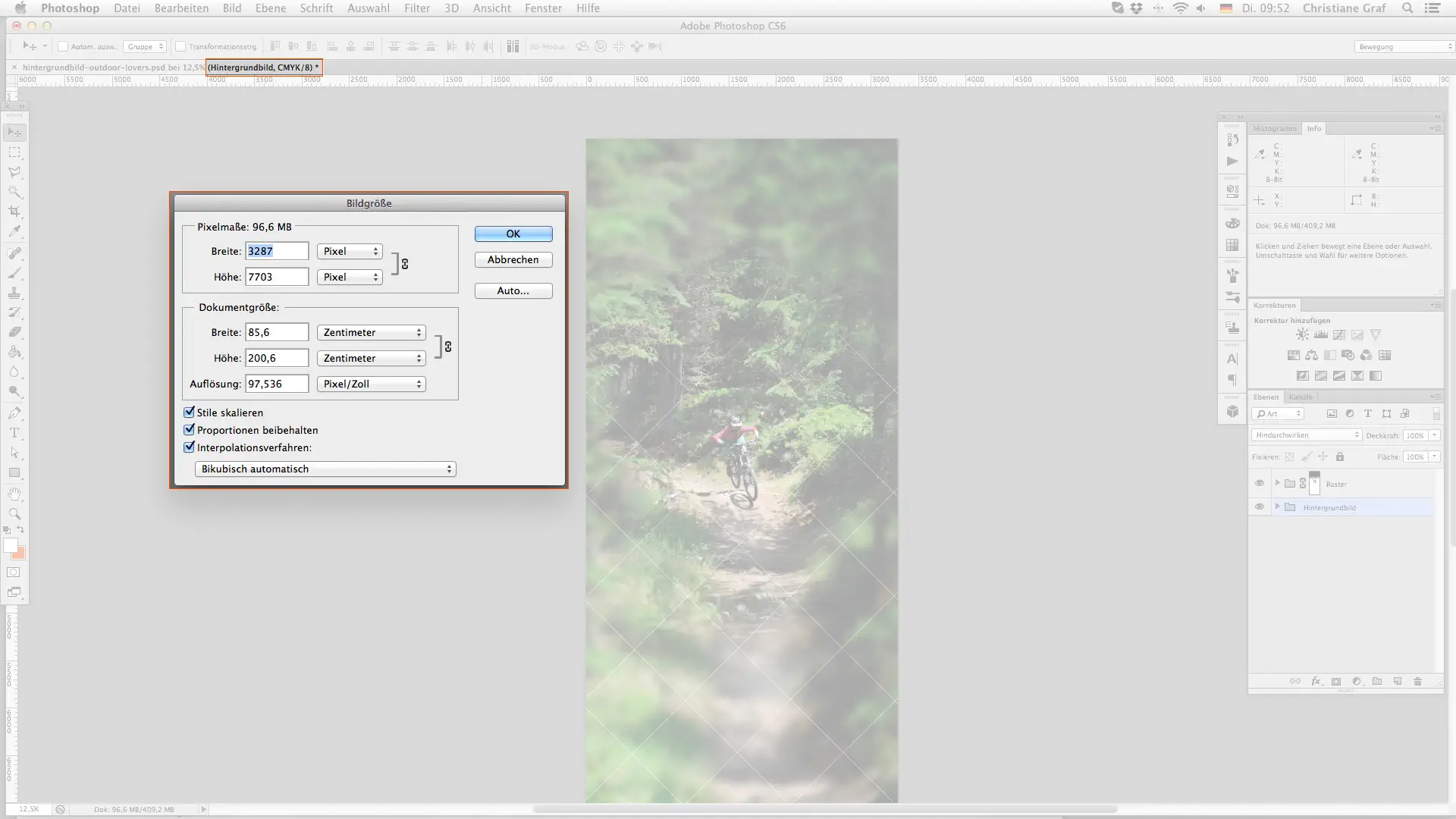 Outdoor rollup erstellen   Bildeigenschaften