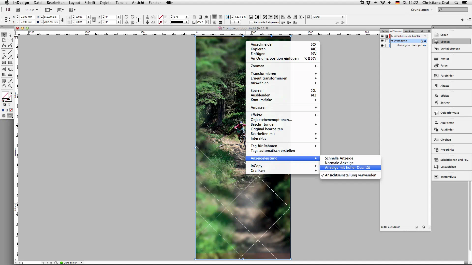 Outdoor rollup erstellen   Anzeigequalität