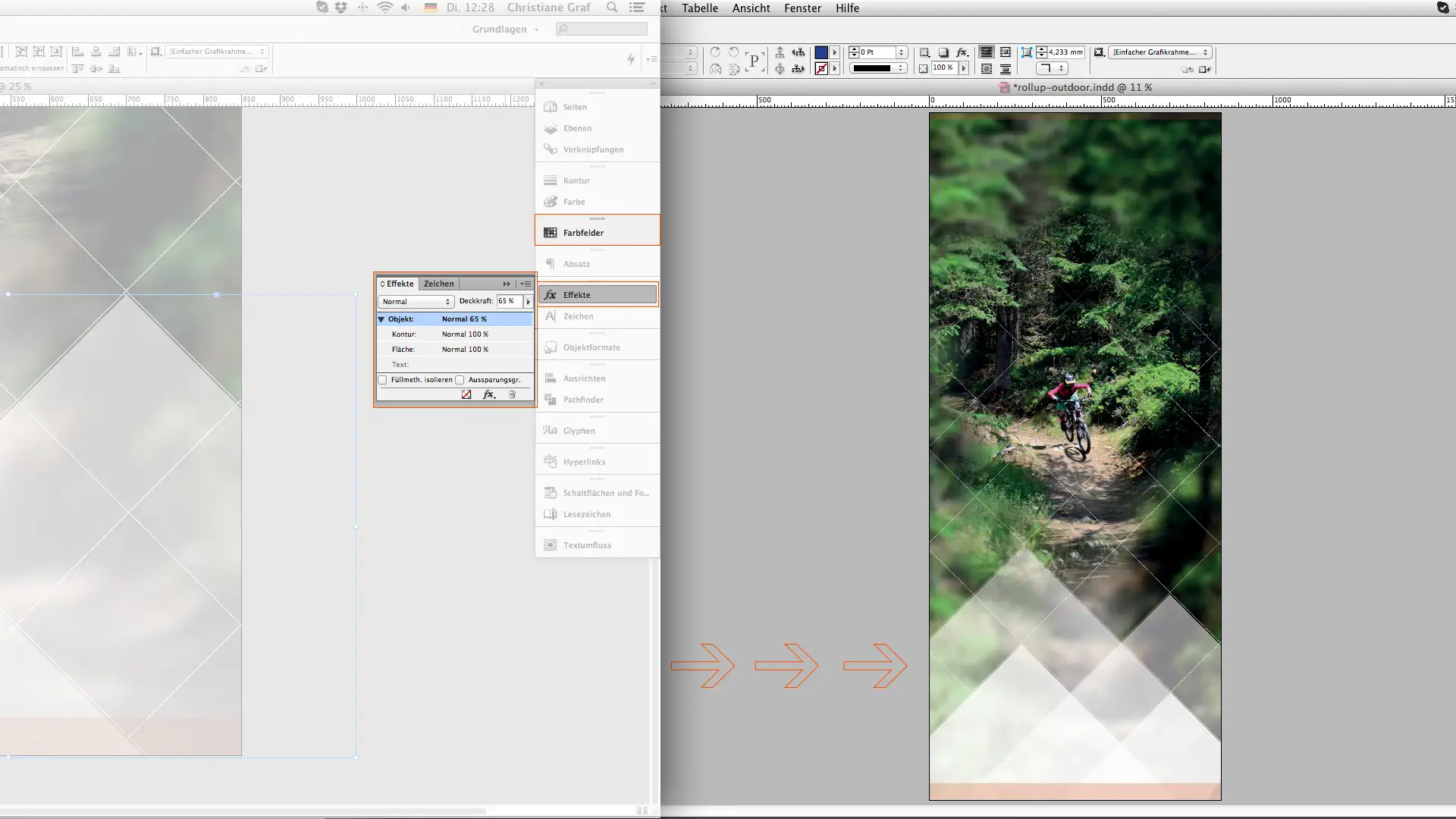 Outdoor rollup erstellen   Formen