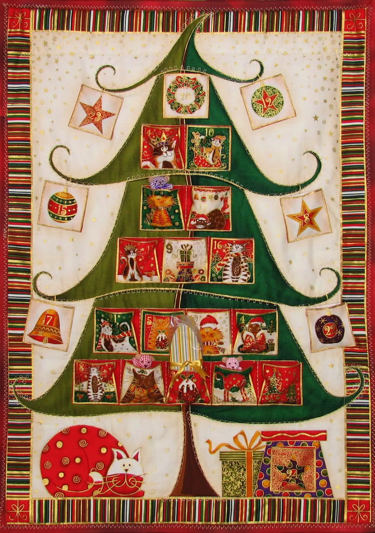 Adventskalender selbst gebastelt