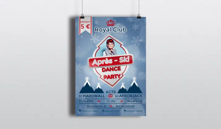 Tutorial: Einen winterlichen Après-Ski-Flyer gestalten
