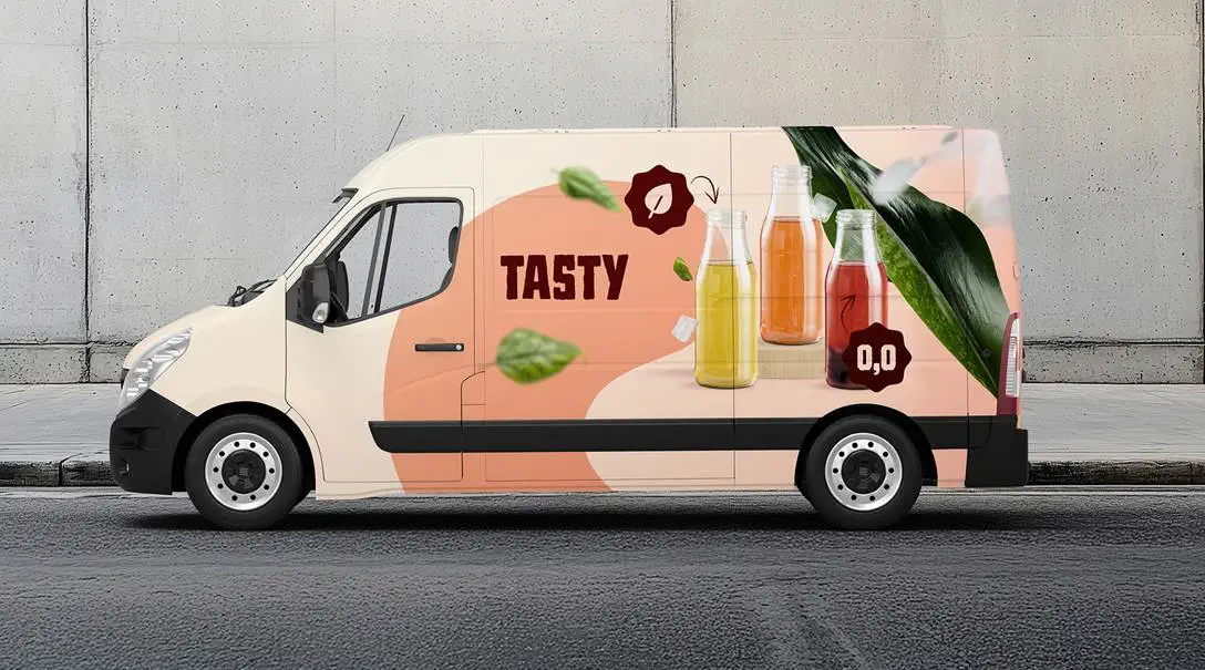 Artikel Autofolie mit Luftkanal