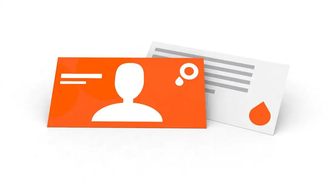 Artikel Autogrammkarte DIN lang