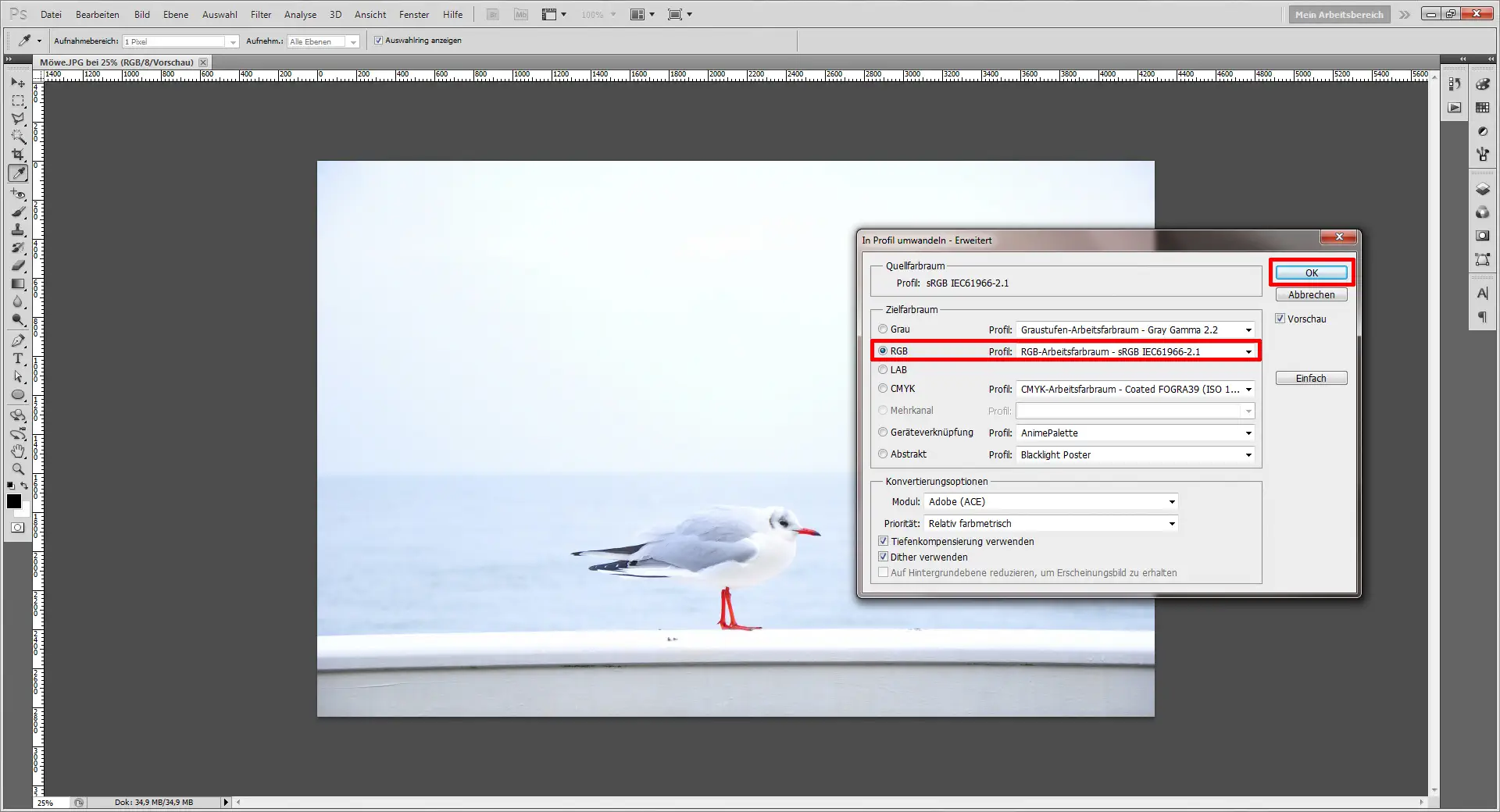 Bilder fuer Web optimieren 02