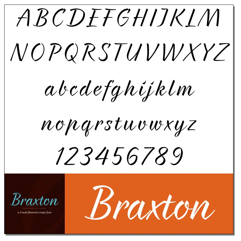 Braxton Font by Evgeny Tkhorzhevsky