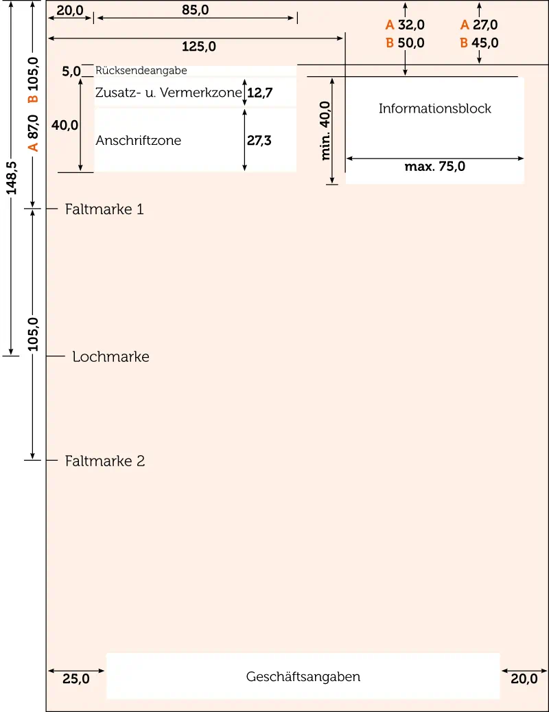 Briefpapier DIN Norm 5008 Briefpapier DIN Norm 5008