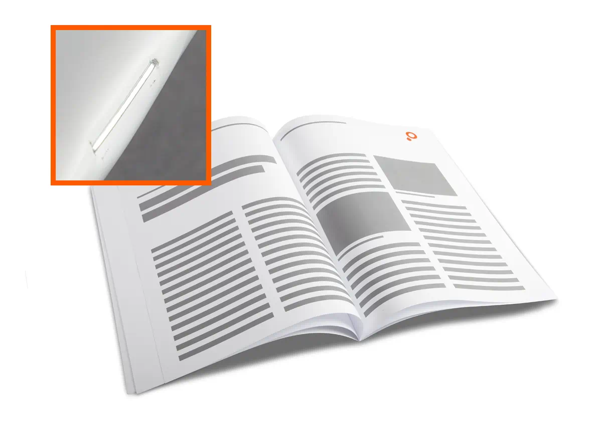 Broschuere Klammerheftung Broschuere Klammerheftung