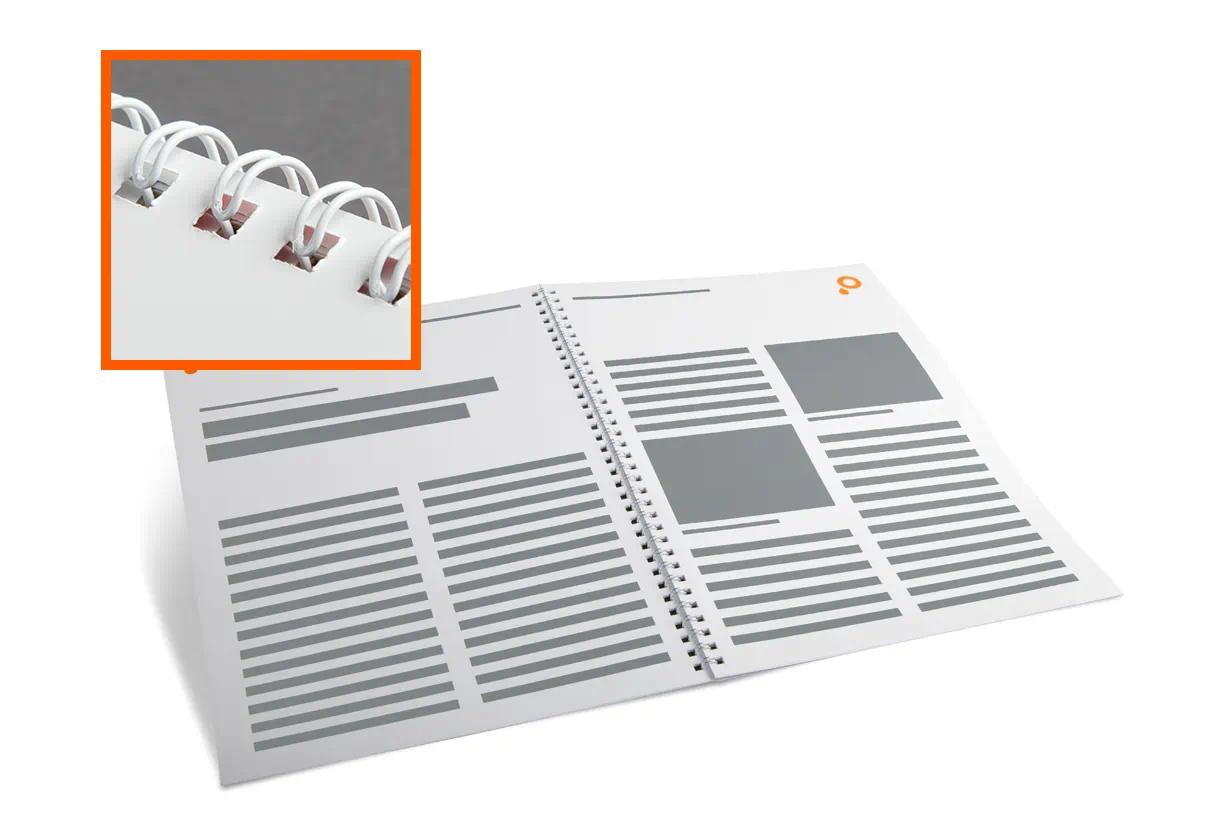 Broschuere Wire O Bindung Broschuere Wire O Bindung