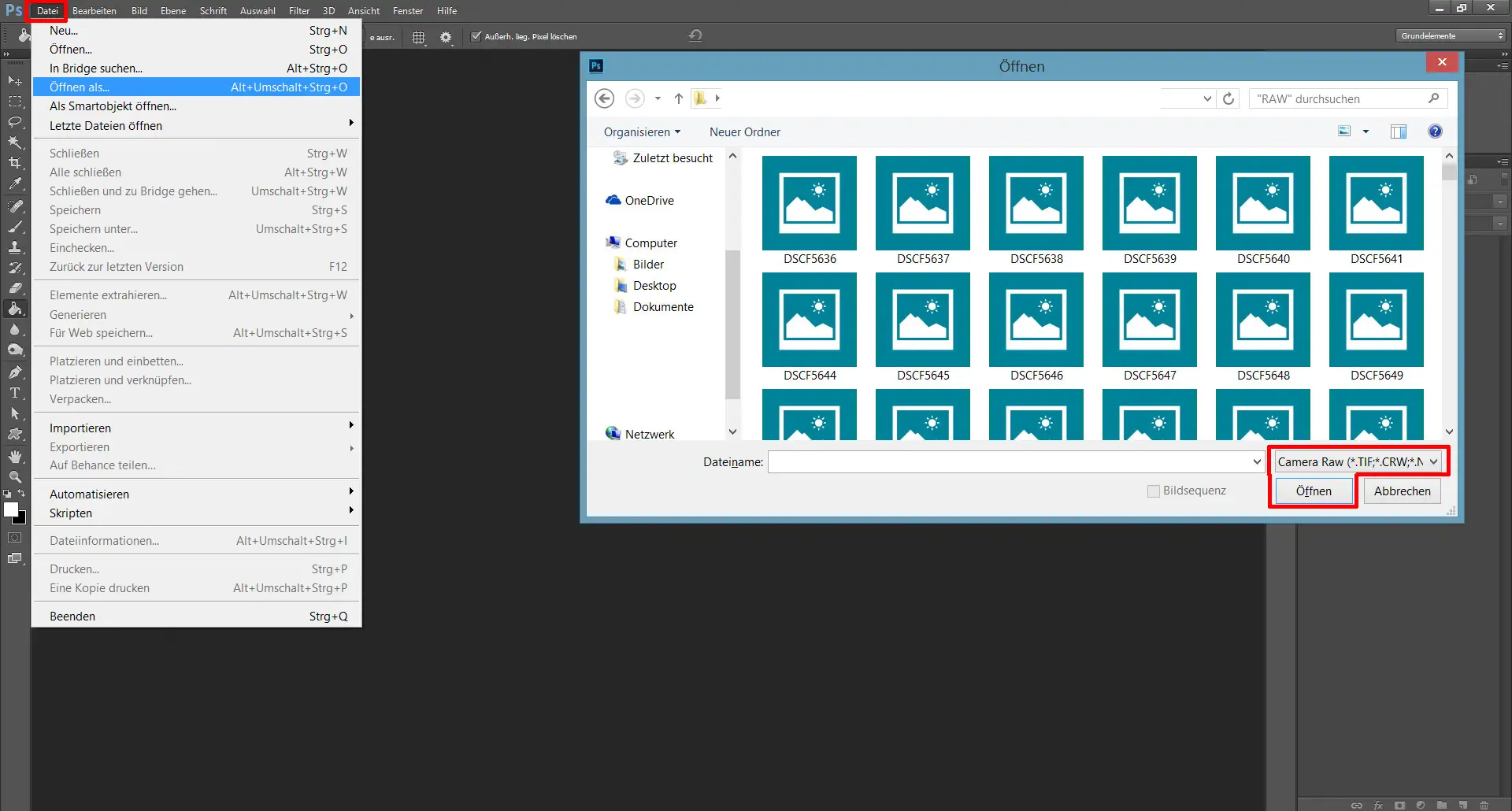 Camera RAW Photoshop 01 Camera RAW Photoshop 3