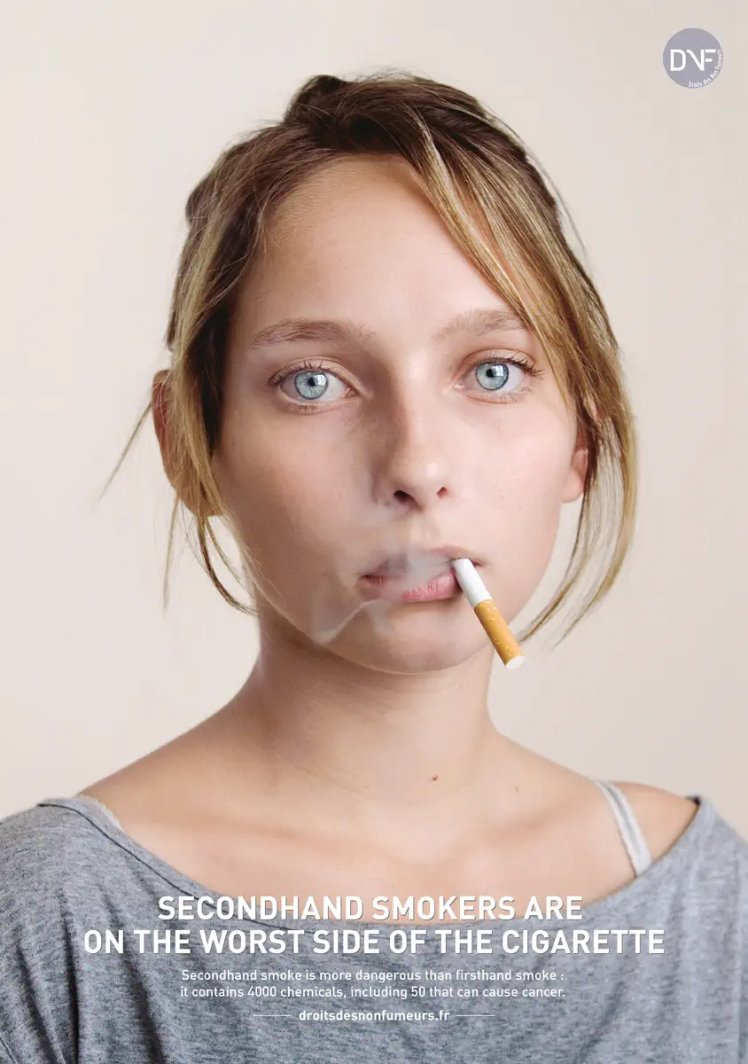 non smoking werbung
