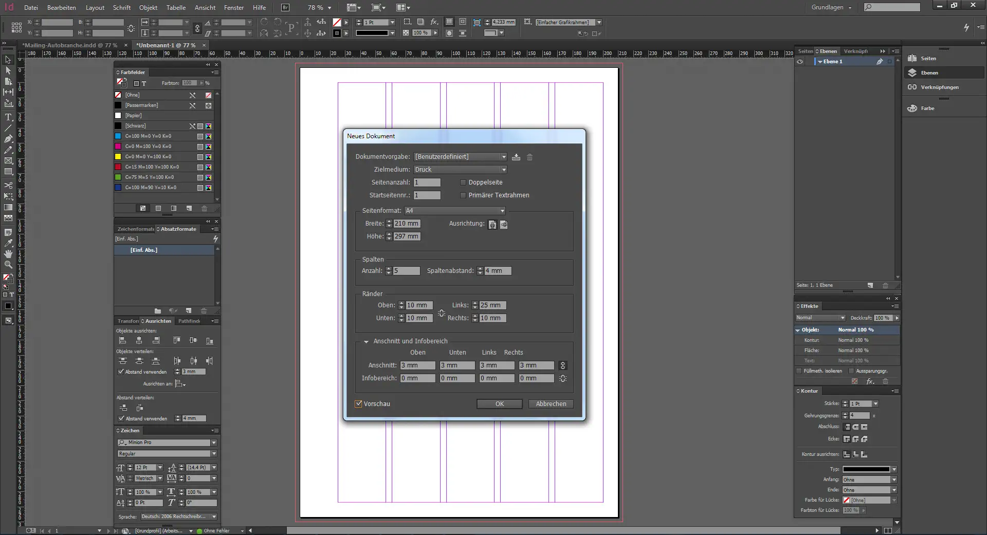 Werbebrief für ein Autohaus gestalten 5