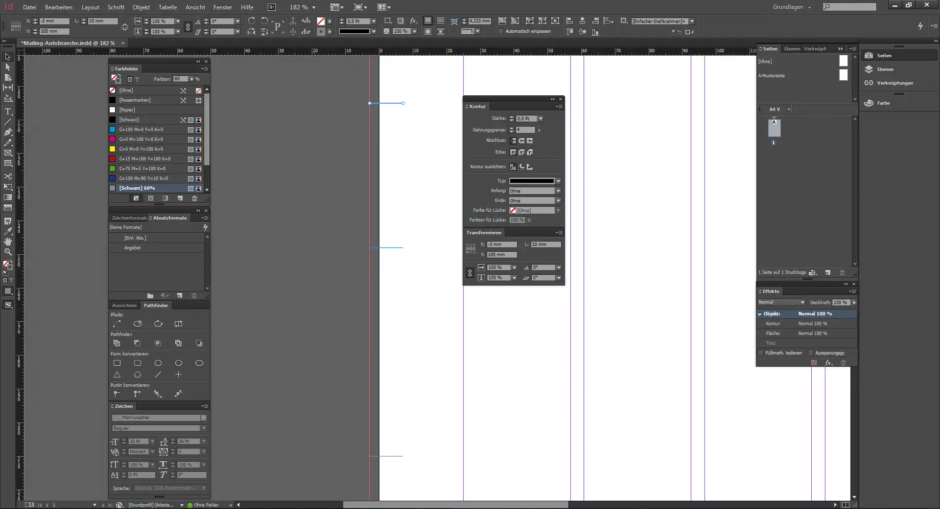 Werbebrief für ein Autohaus gestalten 6