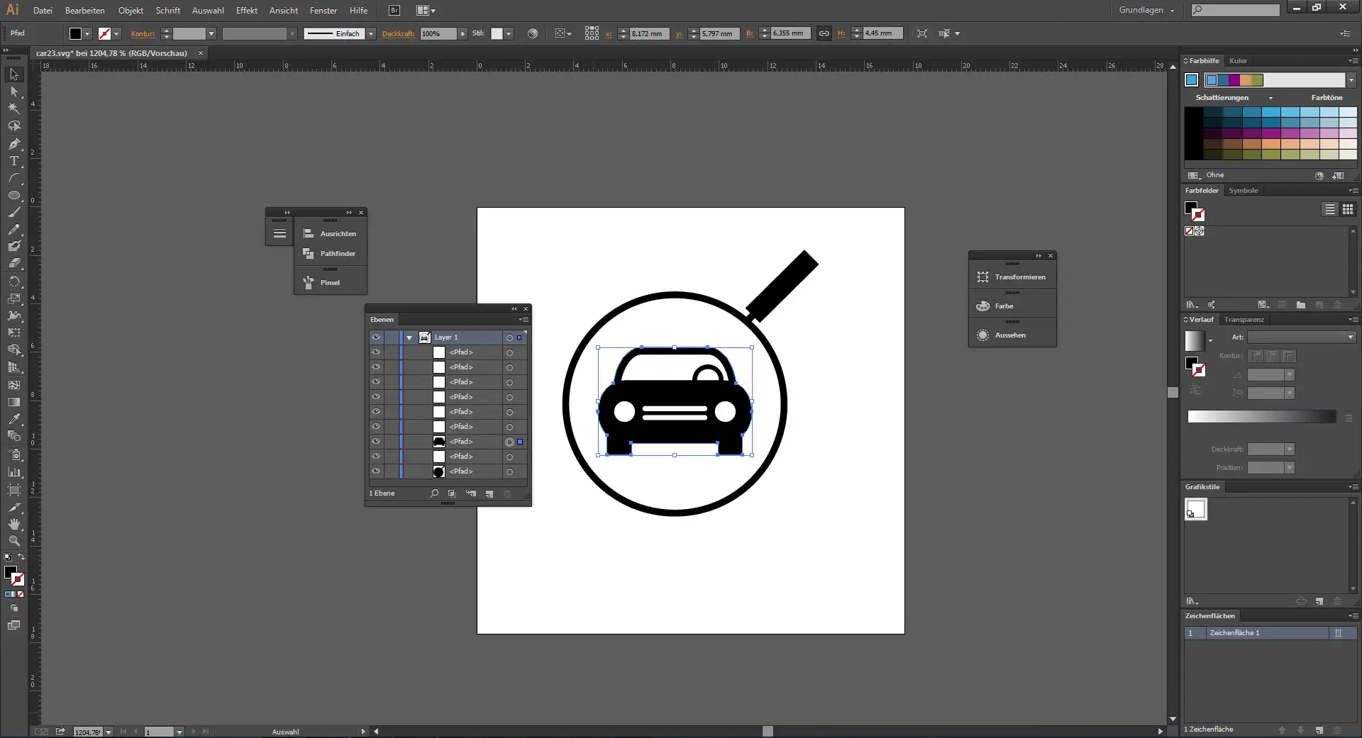 Werbebrief für ein Autohaus gestalten 19