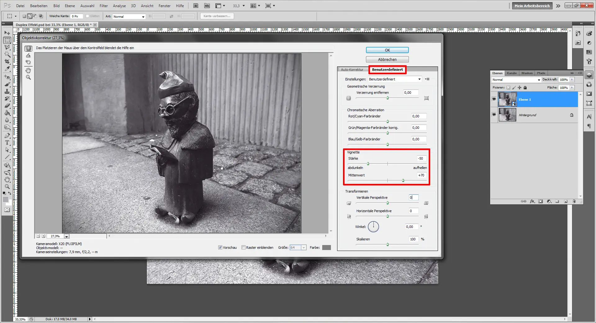 Duplex Effekt 12 Erstelle einen Duplex Effekt mit Photoshop 12