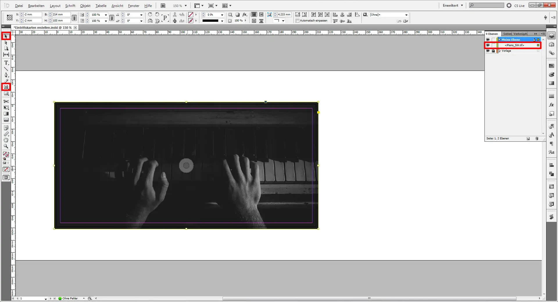 Eintrittskarten erstellen 01 InDesign Tutorial „Eintrittskarten erstellen" (1)