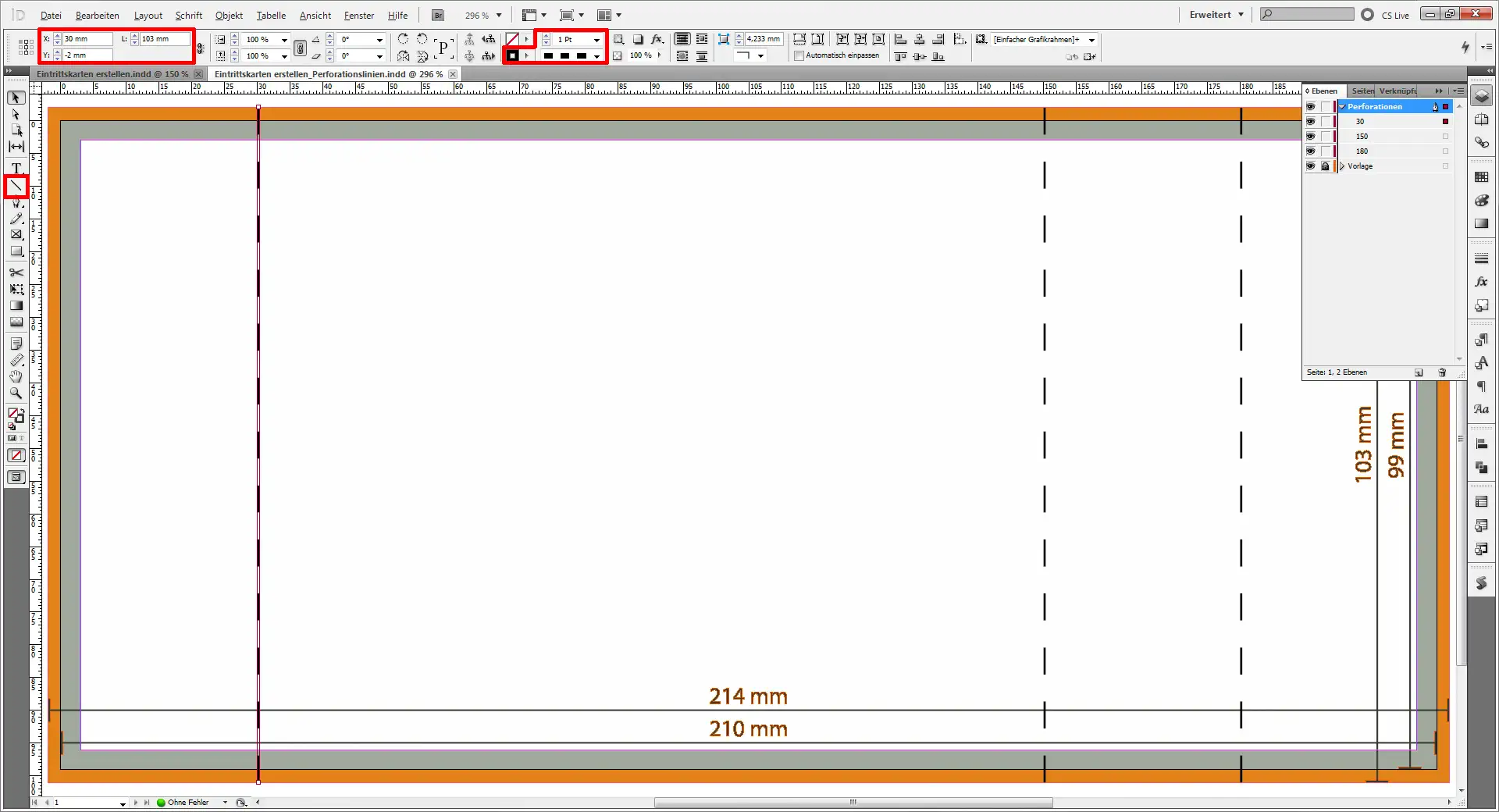 Eintrittskarten erstellen 03 InDesign Tutorial „Eintrittskarten erstellen“ (3)