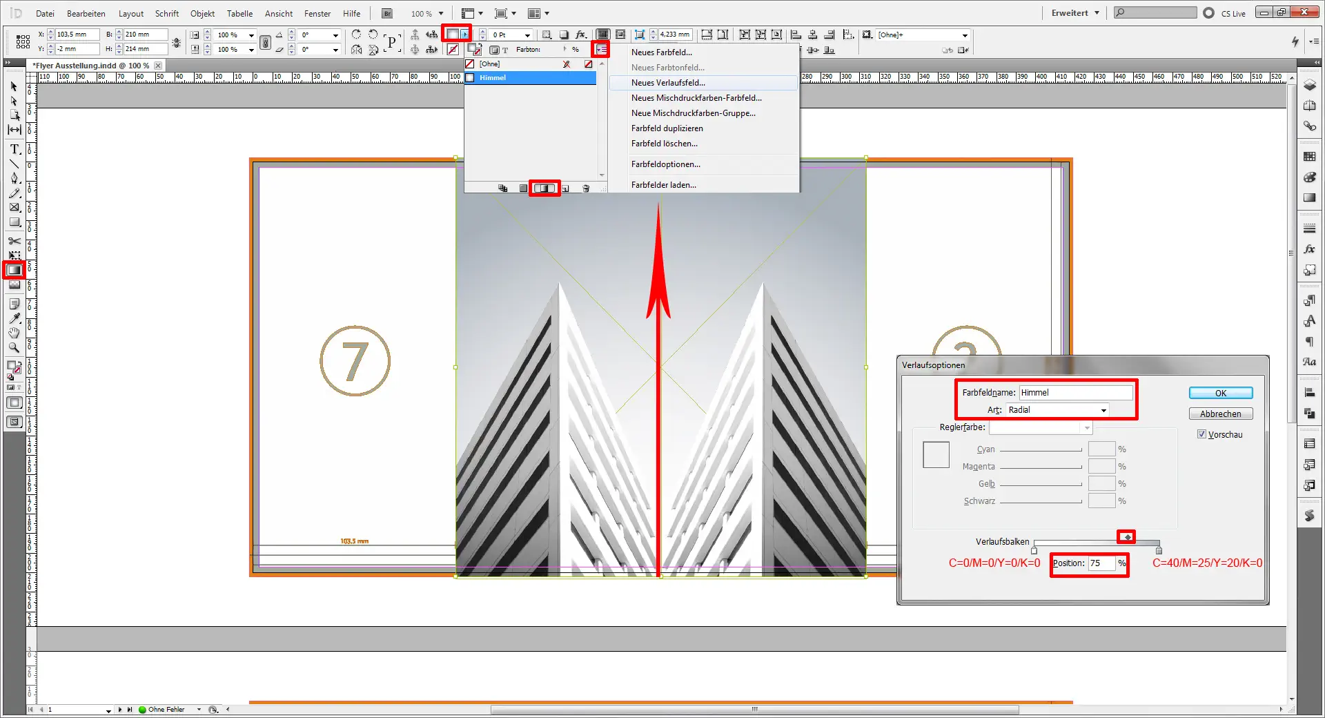 Flyer Fotoausstellung 07 Flyer für eine Austellung 7