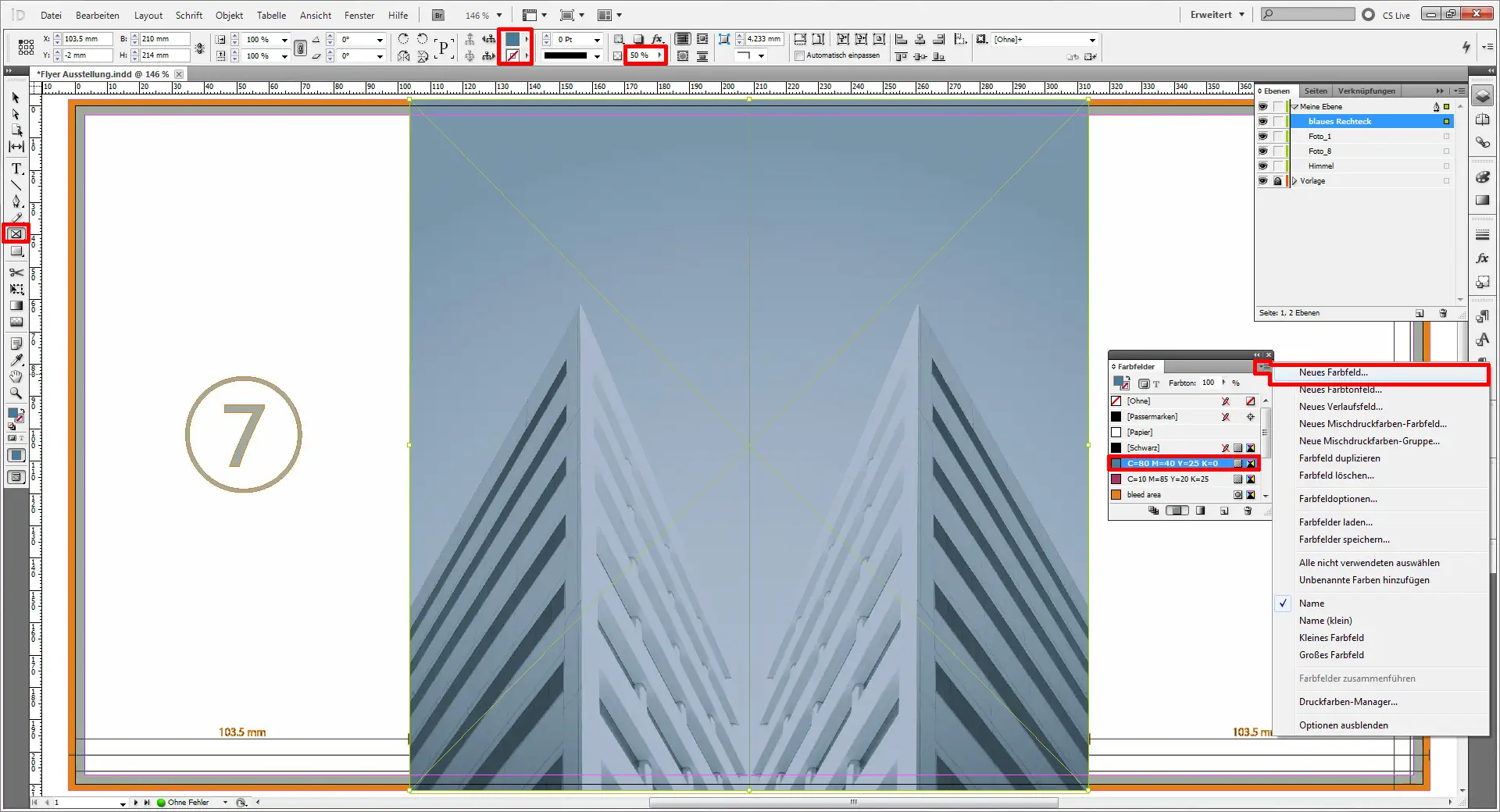Flyer Fotoausstellung 08 Flyer für eine Austellung 8