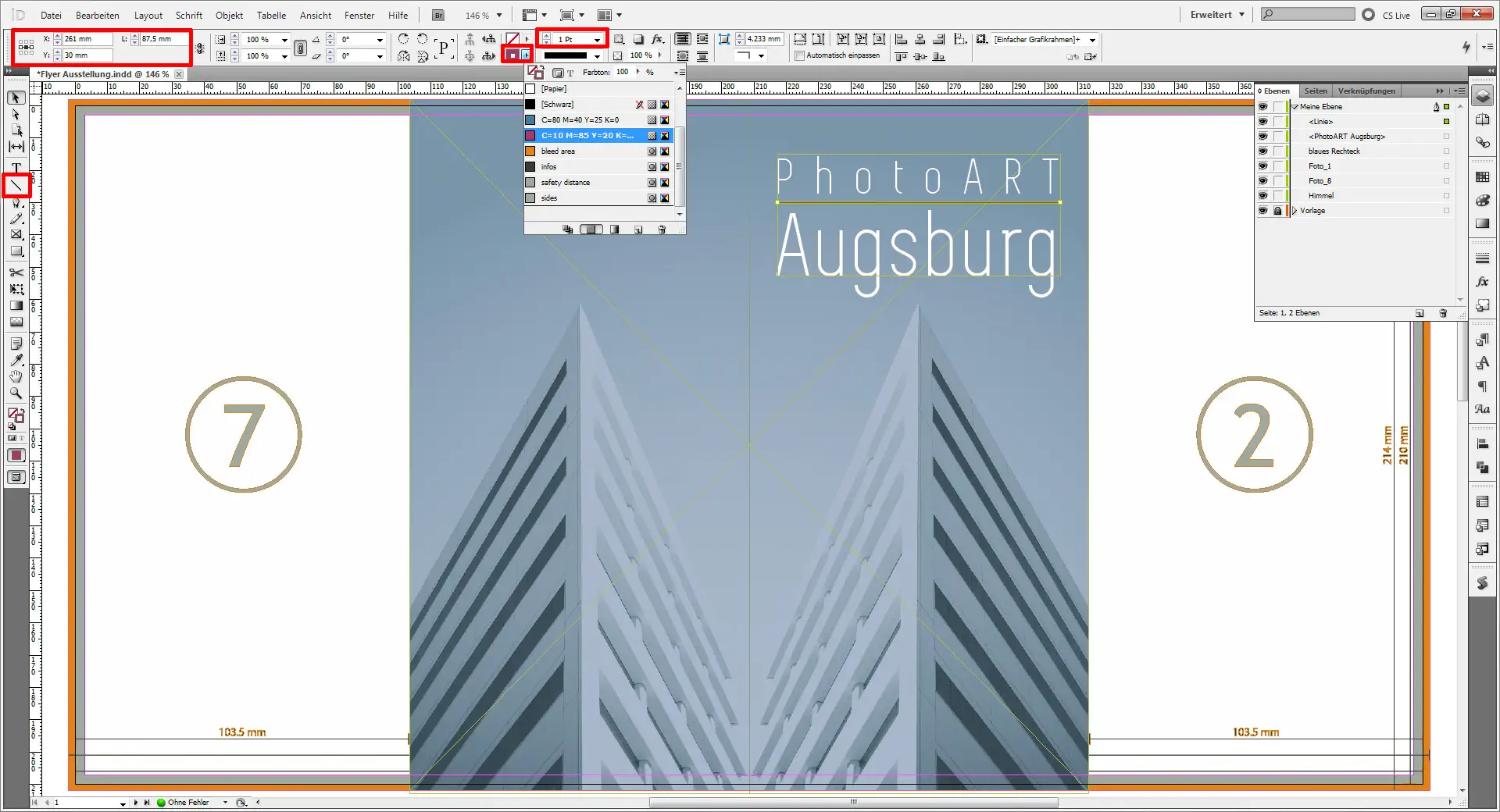 Flyer Fotoausstellung 10 Flyer für eine Austellung 10