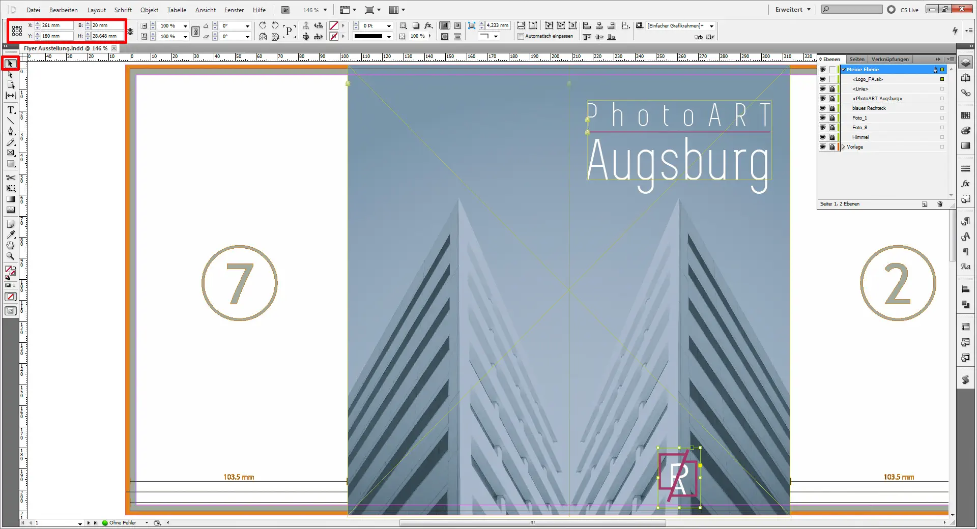 Flyer Fotoausstellung 11 Flyer für eine Austellung 11