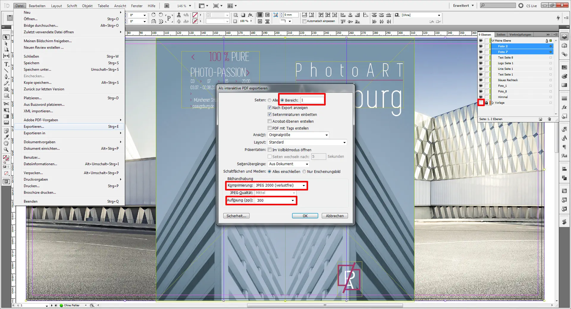 Flyer Fotoausstellung 15 Flyer für eine Austellung 15