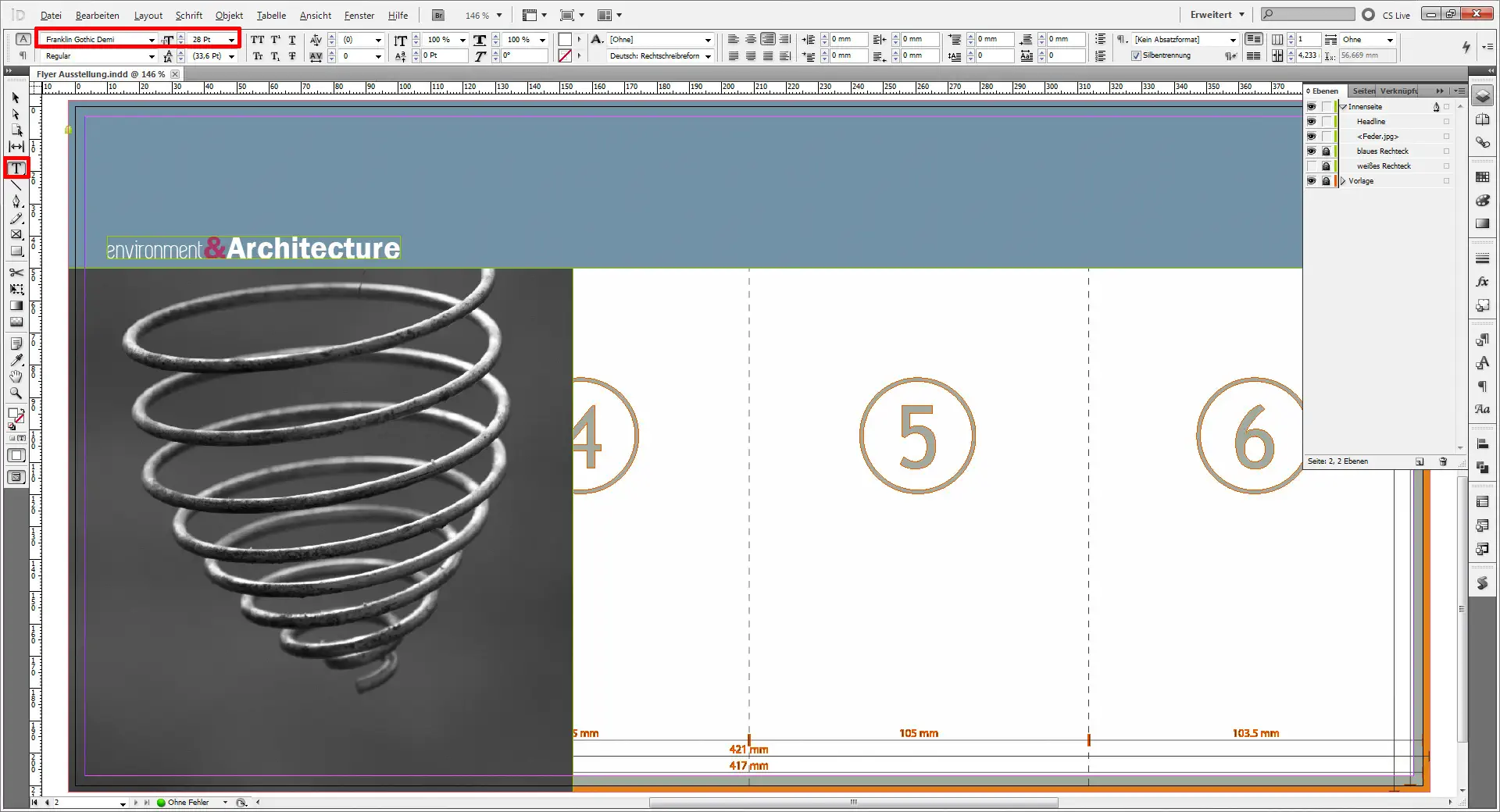 Flyer Fotoausstellung 18 Flyer für eine Austellung 18