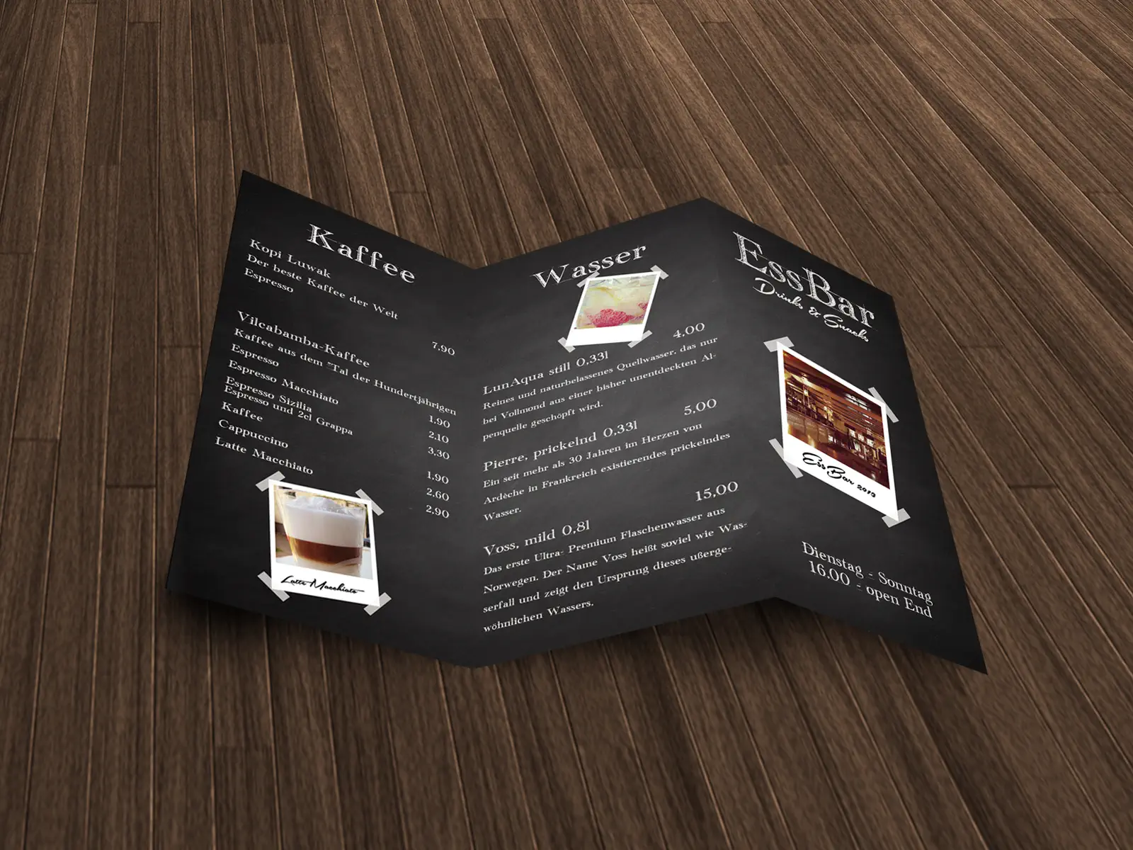 Tutorial: Barkarte als Falzflyer erstellen