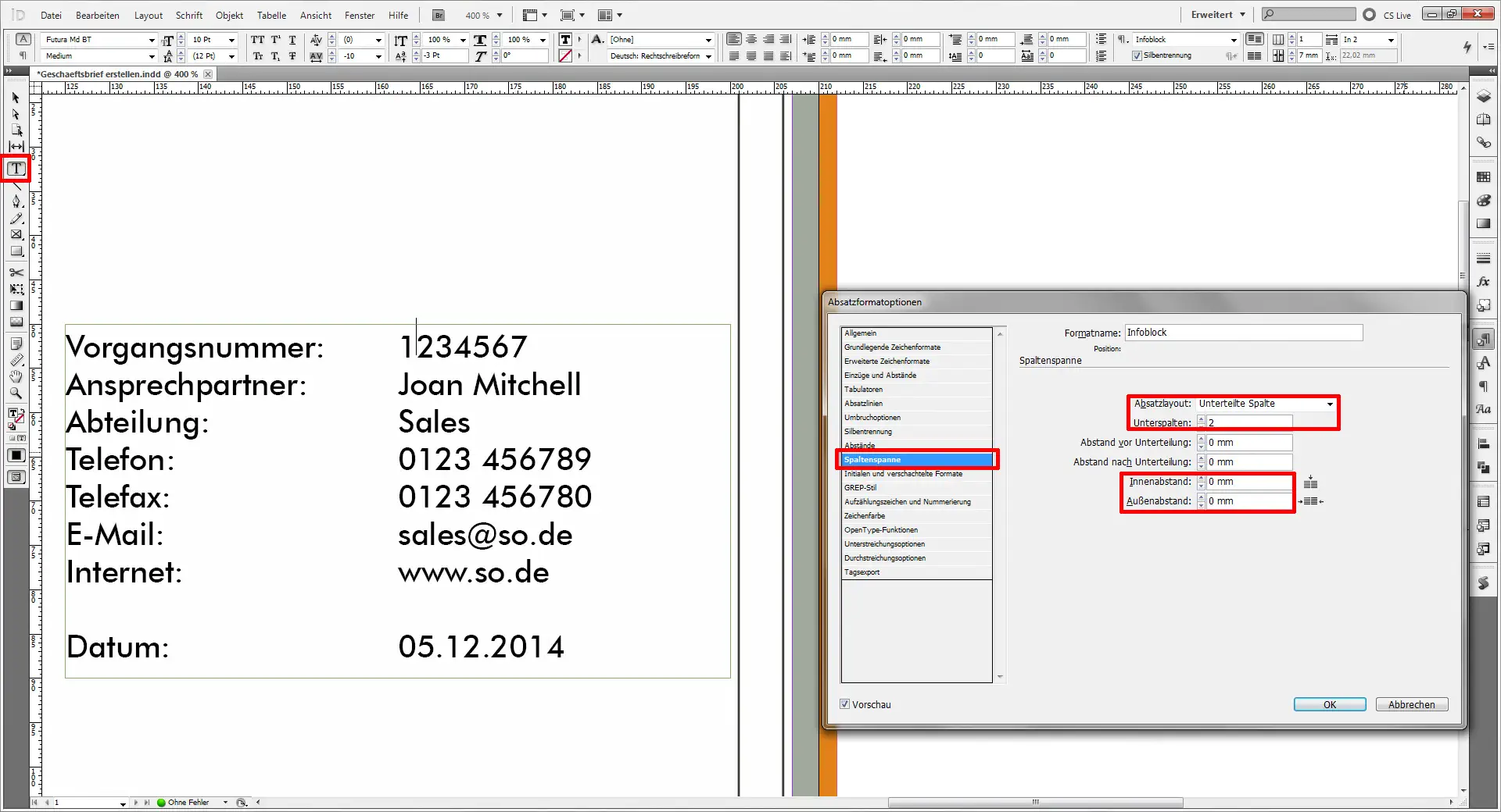 Geschaeftsbrief erstellen 05