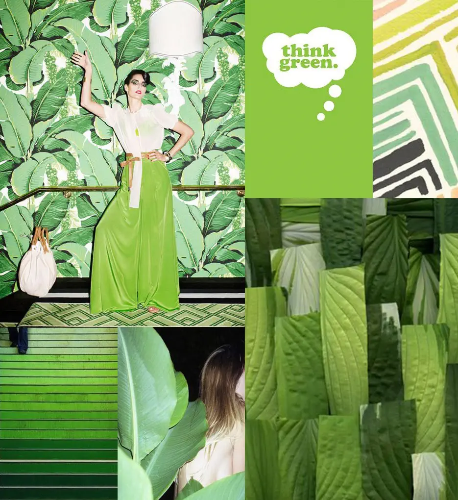 Greenery Pantone Farbe 2017 06 Moodboard1