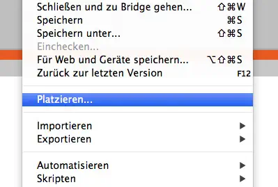 grusskarte vorlage platzieren step 3