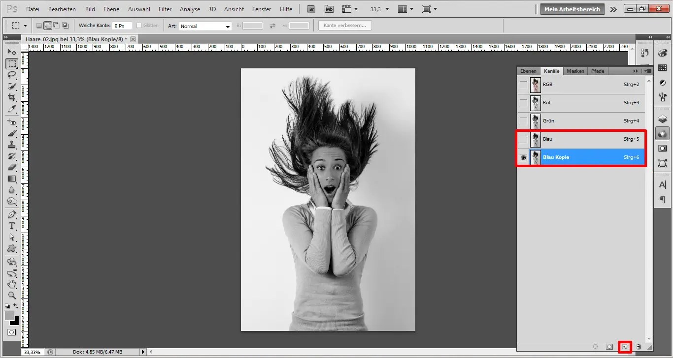 Haare freistellen 04 Haare freistellen mit Photoshop (4)