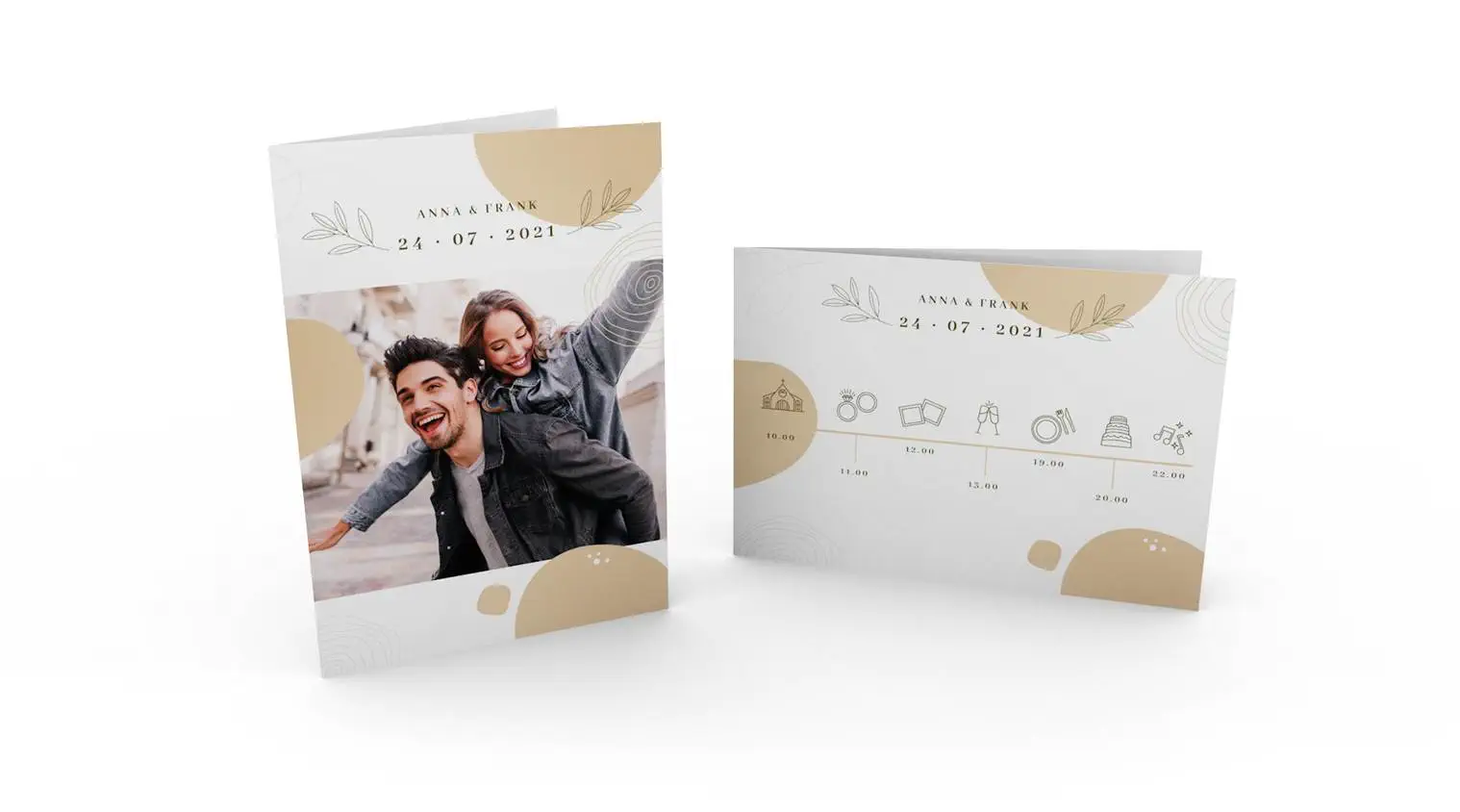 Einladungskarten im DIN-A5-Format