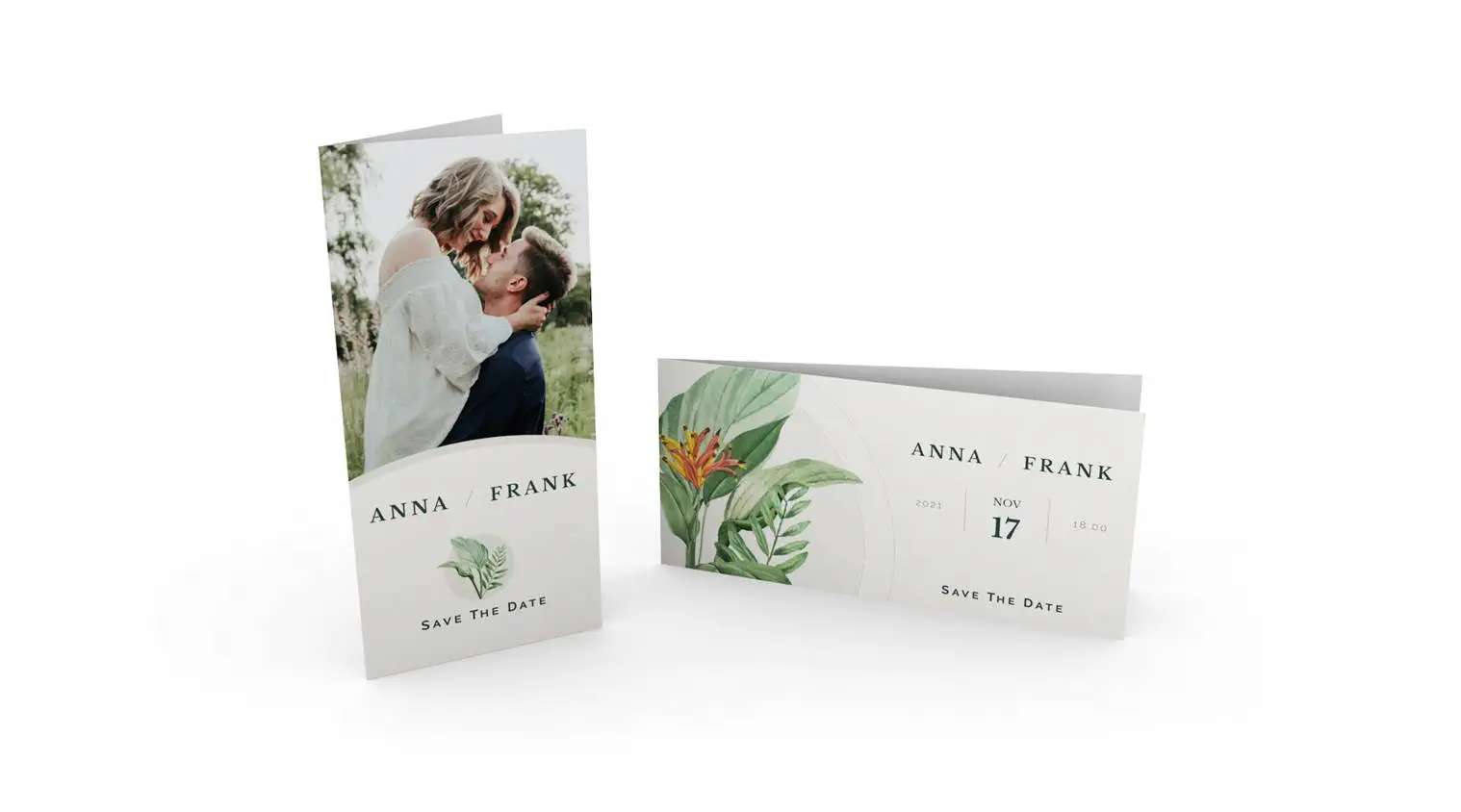 Einladungskarten im DIN-lang-small-Format