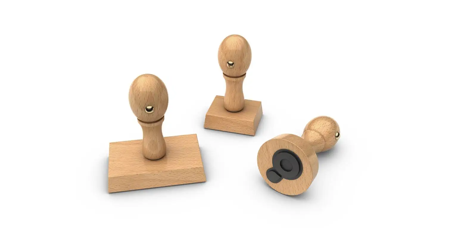 Holzstempel - natürlich und edel