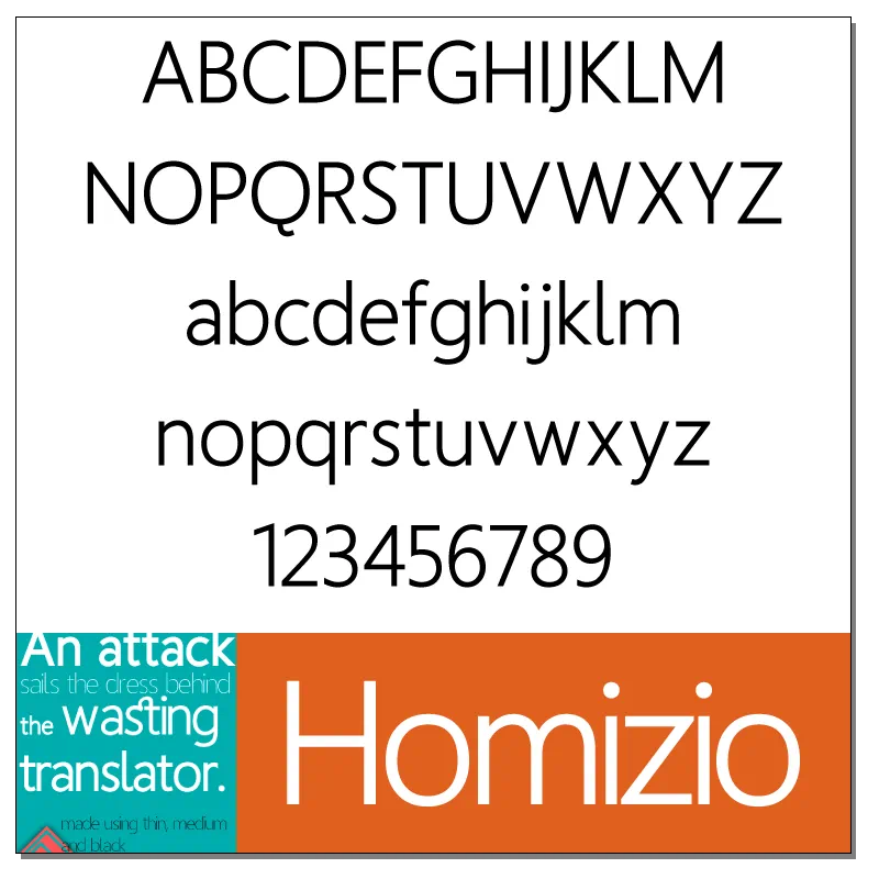 Homizio Font by Álvaro Thomáz