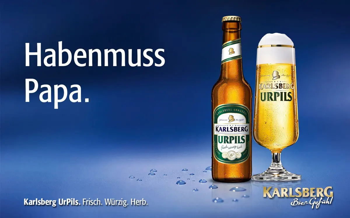Karlsberg Urpils werbeanzeige