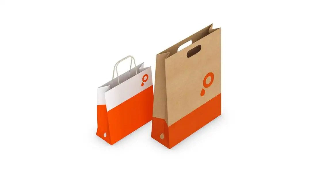 Papiertragetaschen mit Kraftpapier Artikel Papiertragetaschen mit Kraftpapier