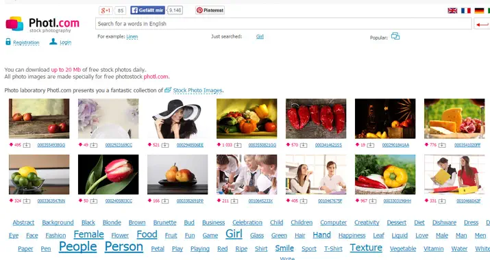 Lizenzfreie Bilder 04 photl homepage