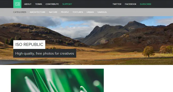 Lizenzfreie Bilder 20 ISO Republic homepage