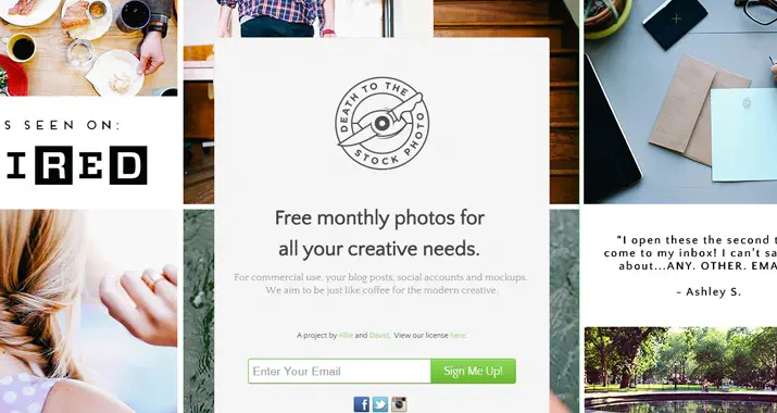 Lizenzfreie Bilder 28 Death to the Stock Photo homepage