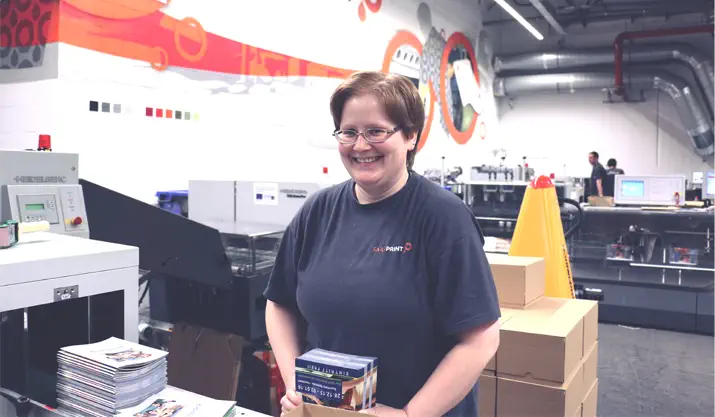 Die Ausbildung zum Medientechnologen Druckverarbeitung bei SAXOPRINT