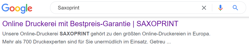Meta Daten als OnPage Optimierung