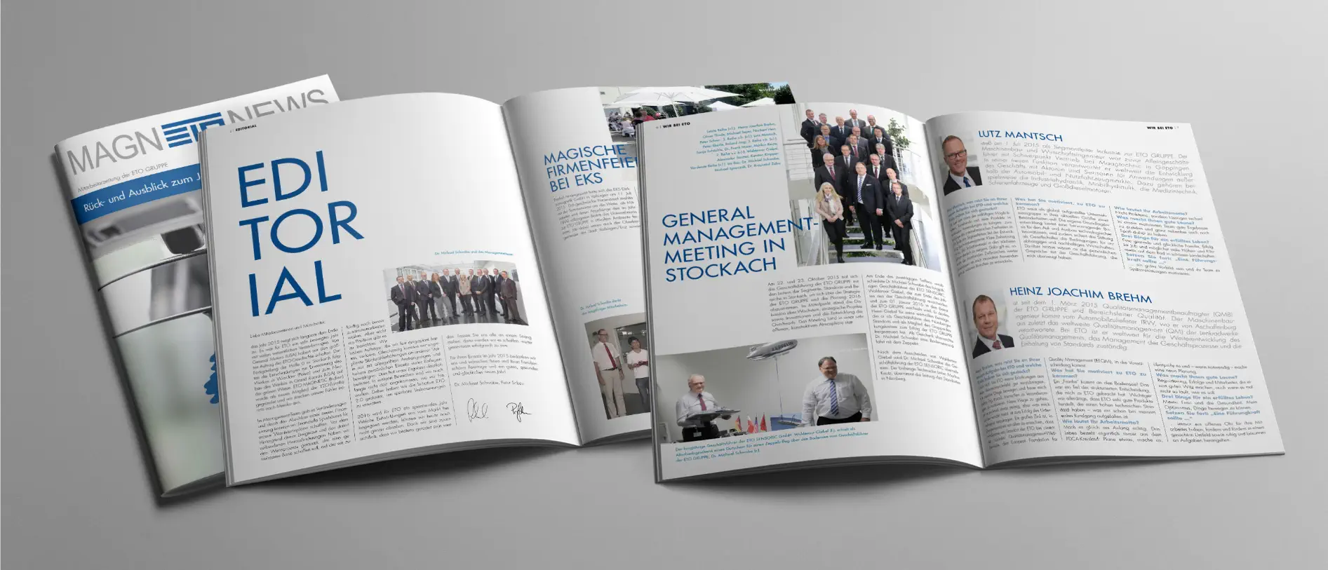 Mitarbeiterzeitung mit InDesign Beispiel 1