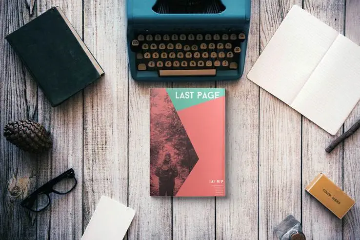 Mitarbeiterzeitung mit InDesign Template 2 Back