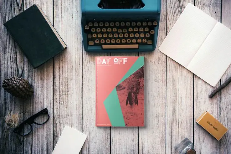 Mitarbeiterzeitung mit InDesign Template 2 Cover