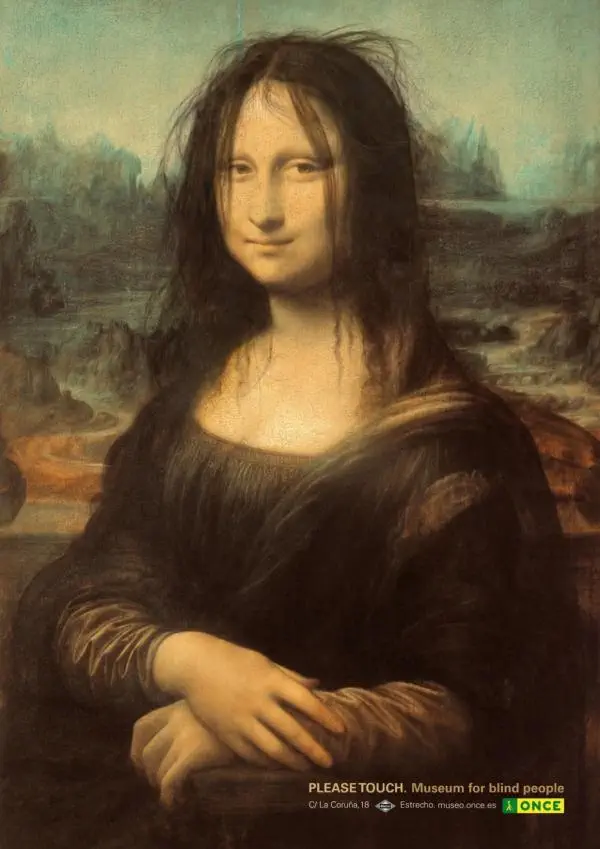 monalisa mit ungepflegten haaren