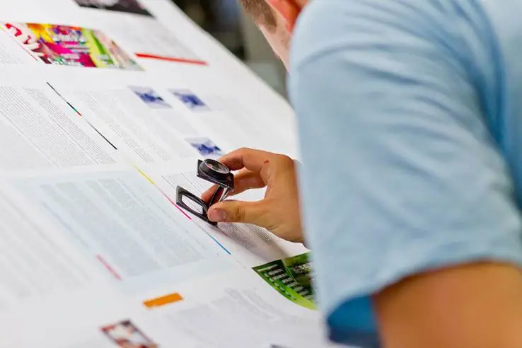 Offset Druckmaschine Druckleitstand