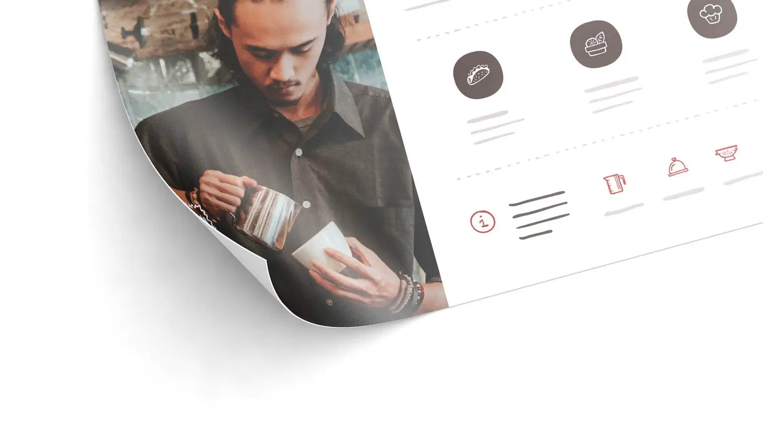 Speisekarten drucken auf Offsetkarton