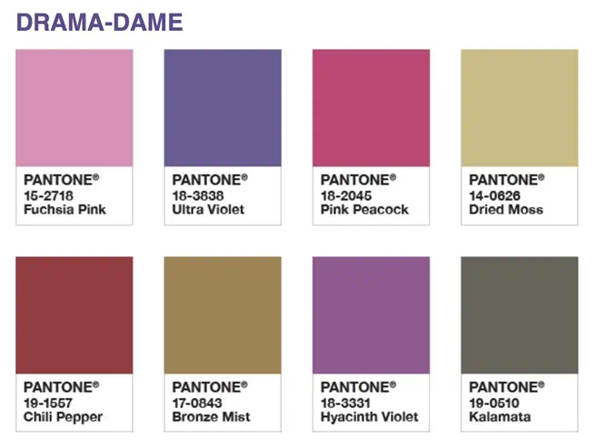 Pantone 2018 Farbpalette0301